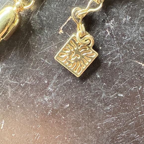 Vintage Ann Klein Gold Strands Chains with Gold Stations Necklace - Picture 6 of 8